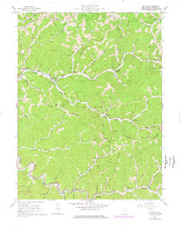 Big Run 1960 topographic map thumbnail