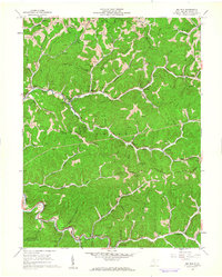 Big Run 1960 topographic map thumbnail