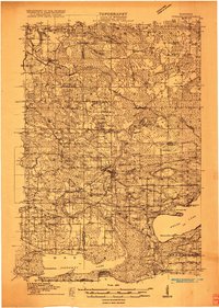 Neshkoro 1915 topographic map thumbnail
