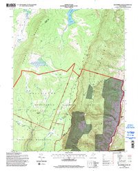 Blackbird Knob 1995 topographic map thumbnail