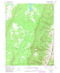 Blackbird Knob 1967 topographic map thumbnail