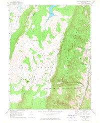 Blackbird Knob 1967 topographic map thumbnail