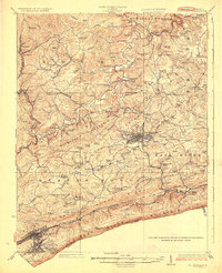 Bluefield 1926 topographic map thumbnail