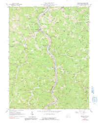 Branchland 1962 topographic map thumbnail