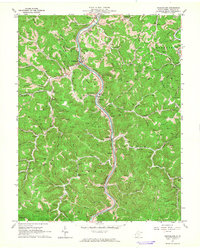 Branchland 1962 topographic map thumbnail
