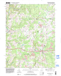 Brandonville 1997 topographic map thumbnail