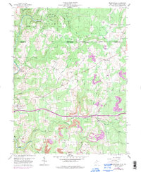 Brandonville 1959 topographic map thumbnail