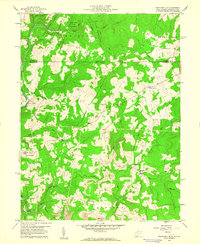 Brandonville 1959 topographic map thumbnail