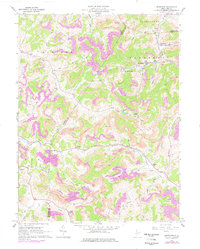 Brownton 1961 topographic map thumbnail