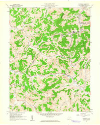 Brownton 1961 topographic map thumbnail