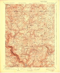 Bruceton 1926 topographic map thumbnail
