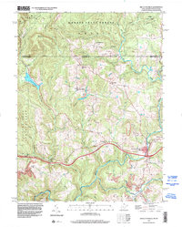 Bruceton Mills 1997 topographic map thumbnail