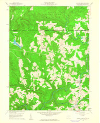 Bruceton Mills 1960 topographic map thumbnail