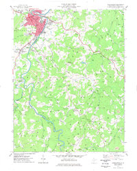 Buckhannon 1977 topographic map thumbnail