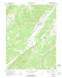 Burlington 1972 topographic map thumbnail