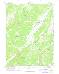 Burlington 1972 topographic map thumbnail