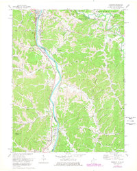 Burnaugh topographic map thumbnail