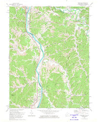Burnaugh 1972 topographic map thumbnail
