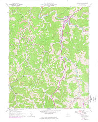Burnsville 1965 topographic map thumbnail
