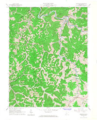 Burnsville 1965 topographic map thumbnail