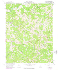 Burnt House 1964 topographic map thumbnail