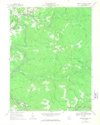 Camden on Gauley 1966 topographic map thumbnail