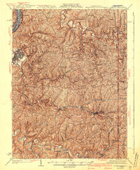 Cameron 1942 topographic map thumbnail