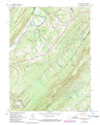 Capon Springs 1965 topographic map thumbnail