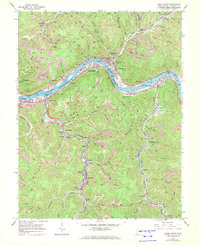Cedar Grove 1965 topographic map thumbnail