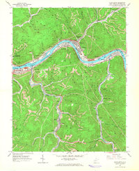 Cedar Grove 1965 topographic map thumbnail