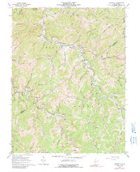 Cedarville 1966 topographic map thumbnail