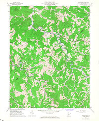 Cedarville 1966 topographic map thumbnail