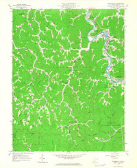 Chapmanville 1963 topographic map thumbnail