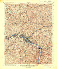 Charleston 1936 topographic map thumbnail