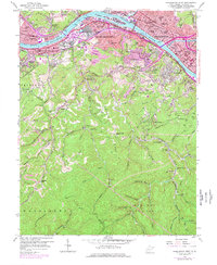 Charleston West 1958 topographic map thumbnail