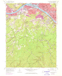 Charleston West 1958 topographic map thumbnail