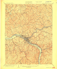 Charleston 1909 topographic map thumbnail