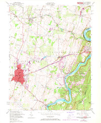 Charles Town 1955 topographic map thumbnail