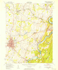 Charles Town 1955 topographic map thumbnail