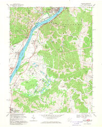 Cheshire 1968 topographic map thumbnail