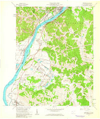 Cheshire 1958 topographic map thumbnail