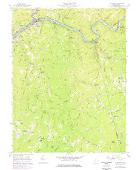 Clendenin 1957 topographic map thumbnail
