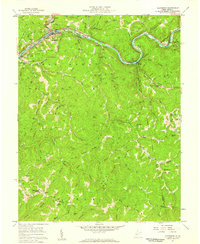 Clendenin 1957 topographic map thumbnail