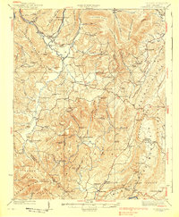 Clintonville 1939 topographic map thumbnail