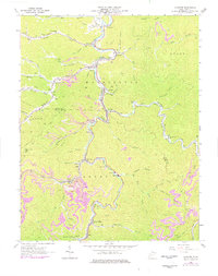 Clothier 1963 topographic map thumbnail