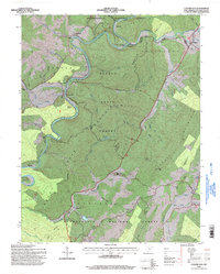 Clover Lick 1995 topographic map thumbnail