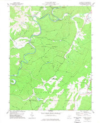 Clover Lick 1977 topographic map thumbnail