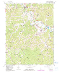Cottageville 1960 topographic map thumbnail