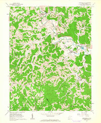 Cottageville 1960 topographic map thumbnail