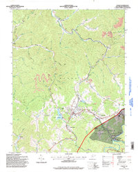 Cowen 1995 topographic map thumbnail